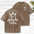 Jesus Is King Washed T-Shirt