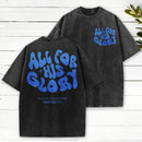 All For His Glory Christian Washed T-Shirt