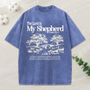 The Lord Is My Shepherd Christian Washed T-Shirt