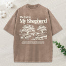 The Lord Is My Shepherd Christian Washed T-Shirt