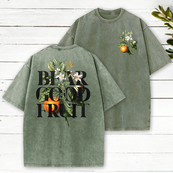 Bear Good Fruit Washed T-Shirt