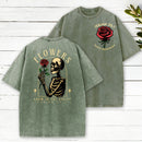 Flowers Grow In The Valley Christian Washed T-Shirt