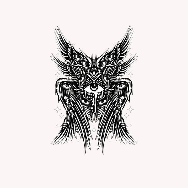 Faith Over Fear Seraphim Angel Christian Washed T-Shirt