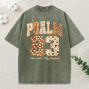 Psalm 23 Christian Washed T-Shirt