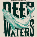 When You Go Through Deep Waters Christian Washed T-Shirt