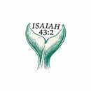 When You Go Through Deep Waters Christian Washed T-Shirt