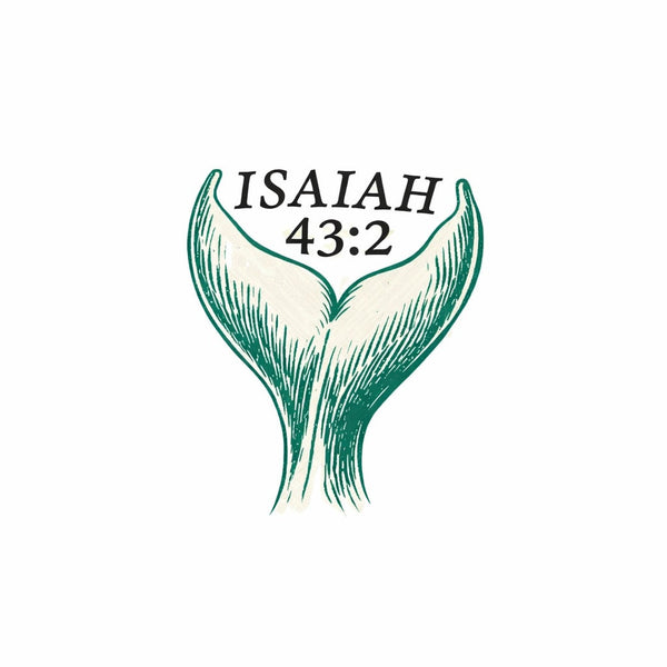 When You Go Through Deep Waters Christian Washed T-Shirt