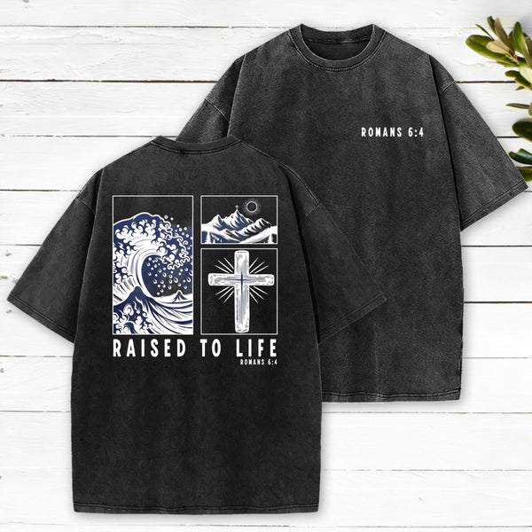Raised To Life Washed T-Shirt