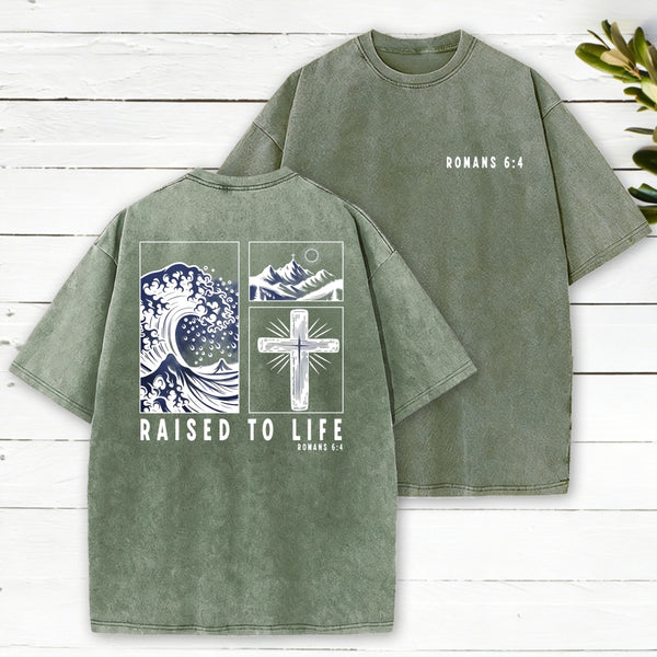 Raised To Life Washed T-Shirt