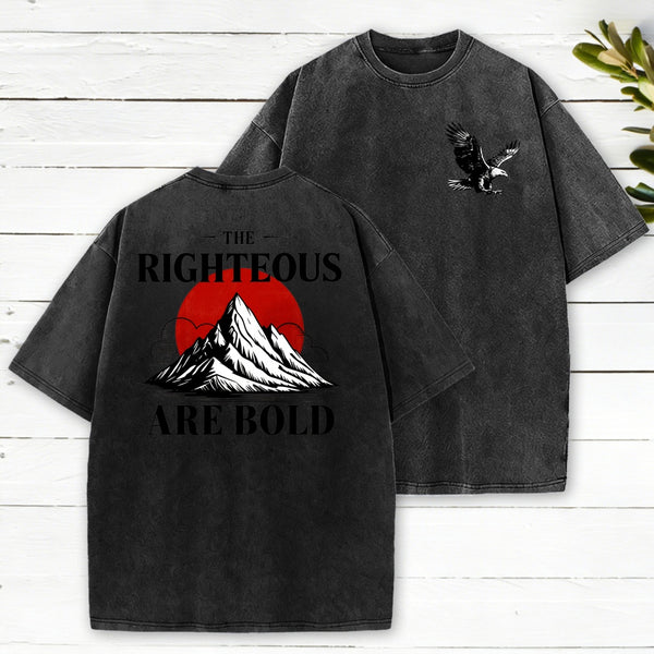 The Righteous Are Bold Washed T-Shirt