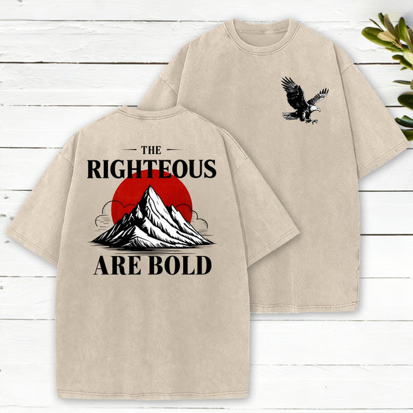 The Righteous Are Bold Washed T-Shirt