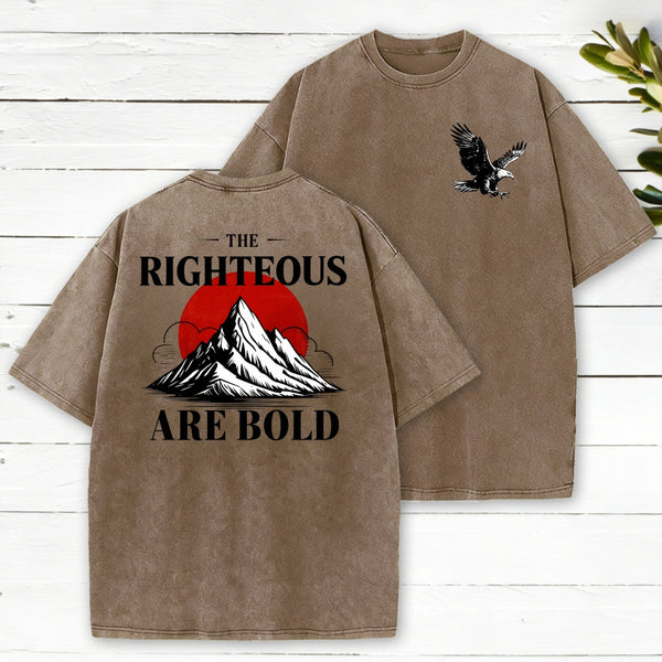 The Righteous Are Bold Washed T-Shirt