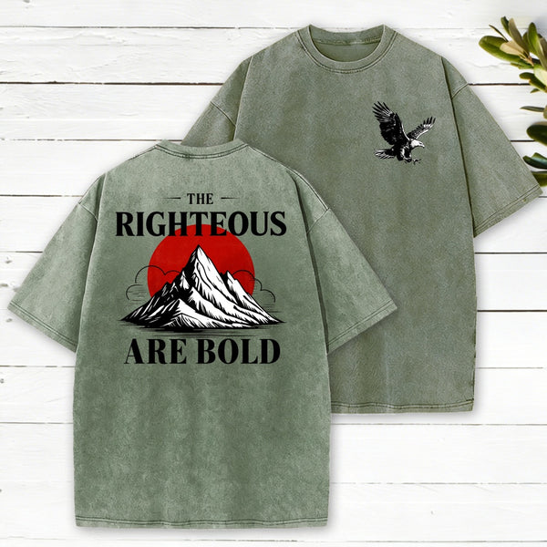 The Righteous Are Bold Washed T-Shirt