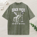 Bench Press The Sin Of The World Washed T-Shirt