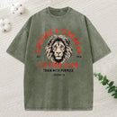 Courage Strength Lifting Club Washed T-Shirt