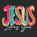 Jesus Loves You Christian Washed T-Shirt