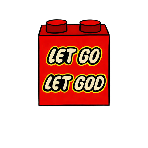 Let Go Let God Christian Washed T-Shirt