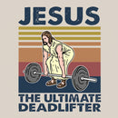 Jesus The Ultimate Deadlifter Vintage Washed Christian T-Shirt