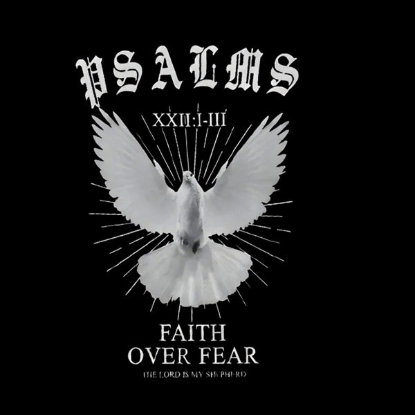 Faith Over Fear Christian Washed T-Shirt