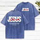 I Am The Alpha And Omega Christian Washed T-Shirt