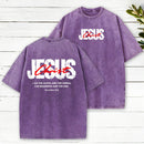 I Am The Alpha And Omega Christian Washed T-Shirt