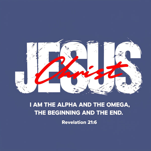 I Am The Alpha And Omega Christian Washed T-Shirt