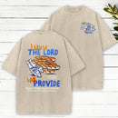 I Know The Lord Will Provide Christian Washed T-Shirt