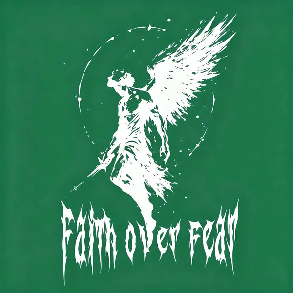 Faith Over Fear Christian Washed T-Shirt