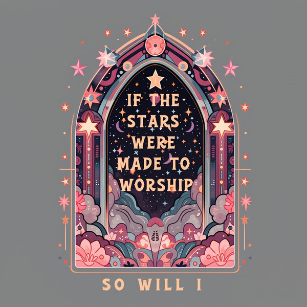 If The Stars Were Made To Worship Christian Washed T-Shirt