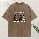Go And Make Disciples Christian Washed T-Shirt