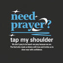 Need Prayer Tap My Shoulder Christian Washed T-Shirt