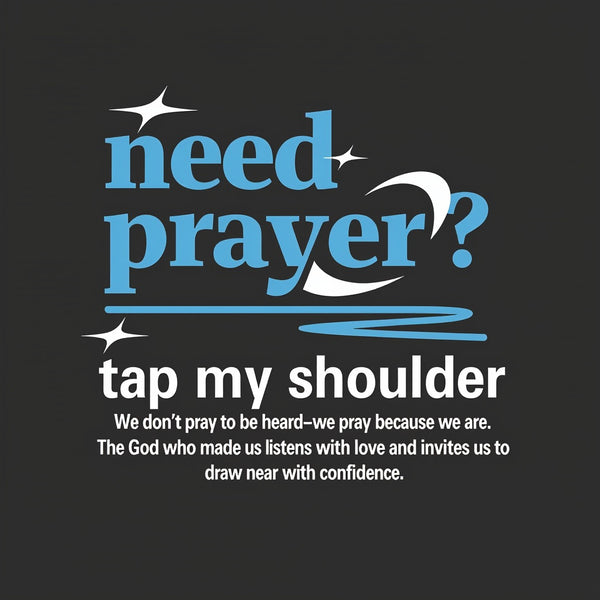 Need Prayer Tap My Shoulder Christian Washed T-Shirt