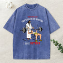 The Lord Is My Spotter I Lack Nothing Christian Washed T-Shirt