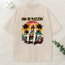 He Is Rizzin Christian Washed T-Shirt