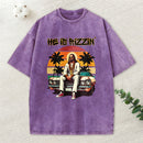 He Is Rizzin Christian Washed T-Shirt