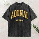 ADONAI My Lord Christian Washed T-Shirt
