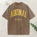 ADONAI My Lord Christian Washed T-Shirt