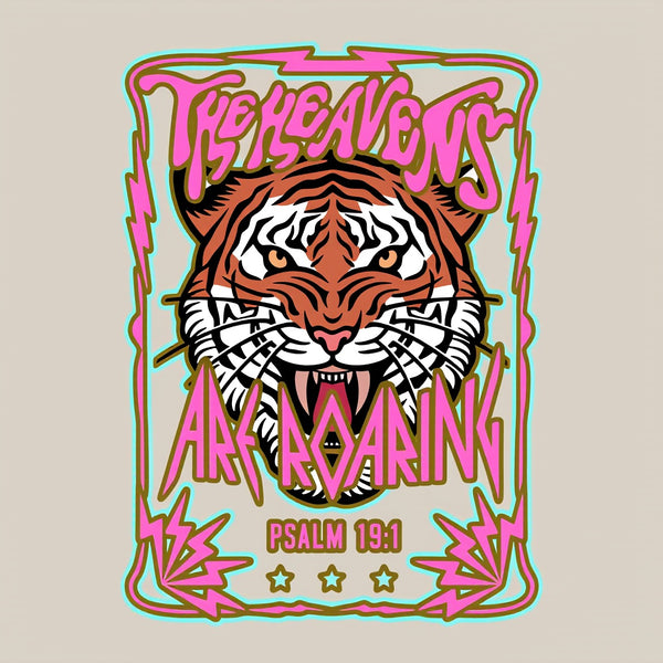 The Heavens Are Roaring Christian Washed T-Shirt