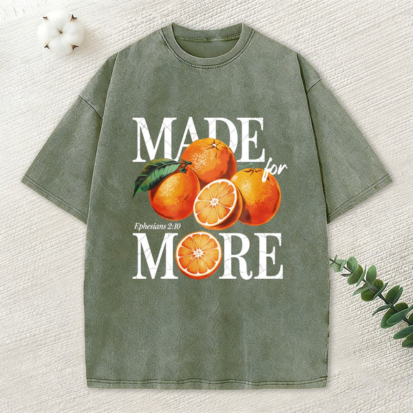 Made For More Chrsitian Washed T-Shirt