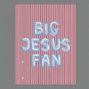 Big Jesus Fan Christian Washed T-Shirt