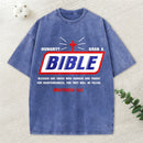 Hungry Grab A Bible Christian Washed T-Shirt