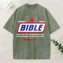 Hungry Grab A Bible Christian Washed T-Shirt