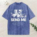 Send Me Christian Washed T-Shirt
