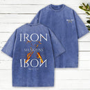 Iron Sharpens Iron Christian Washed T-Shirt