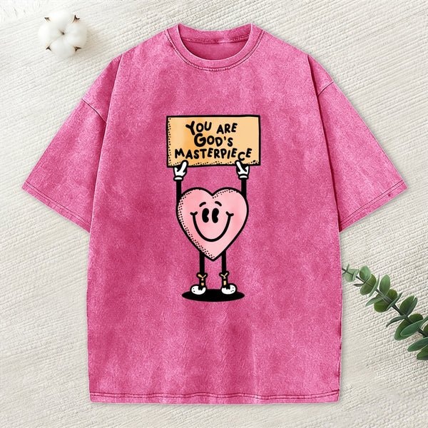 You Are God¡¯s Masterpiece Christian Washed T-Shirt