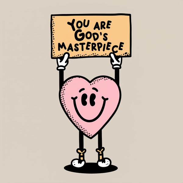 You Are God¡¯s Masterpiece Christian Washed T-Shirt