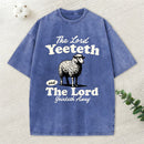 The Lord Yeeteth Christian Washed T-Shirt