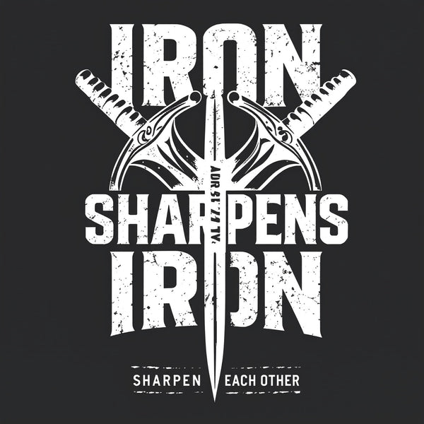 Iron Sharpens Iron Christian Washed T-Shirt