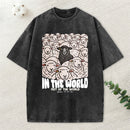 In The World Not Of The World Christian Washed T-Shirt