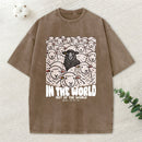 In The World Not Of The World Christian Washed T-Shirt